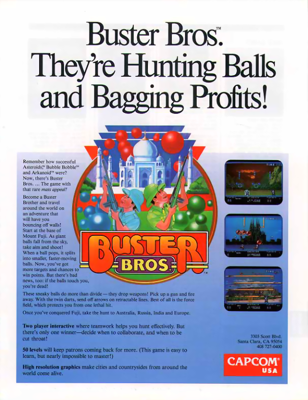 Buster Bros. (USA) flyer