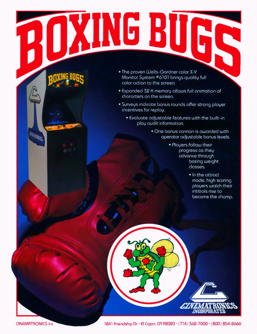 Boxing Bugs flyer