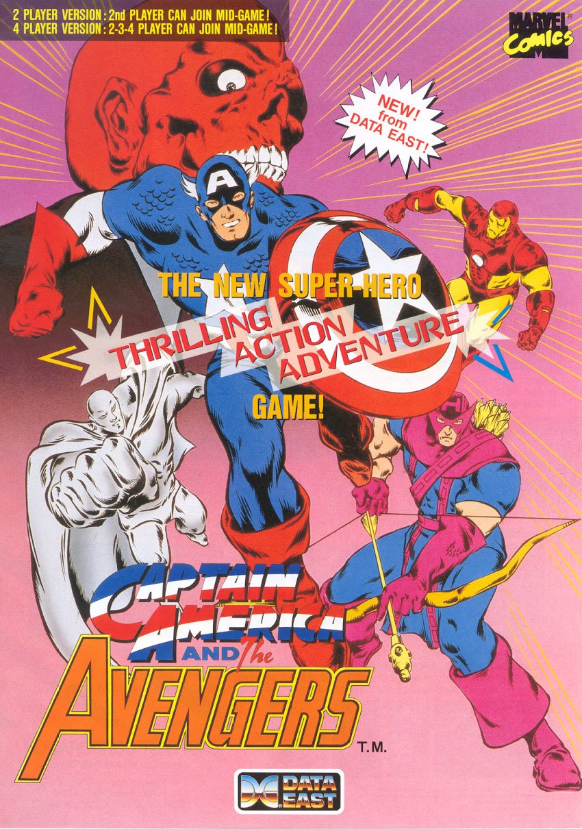Captain America and The Avengers (UK Rev 1.4) flyer