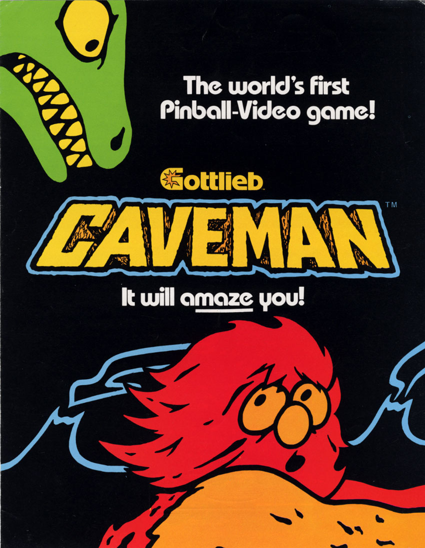 Caveman (Pinball/Video Combo, set 1) flyer