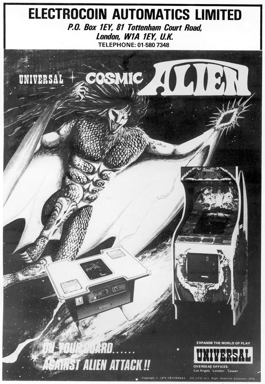 Cosmic Alien (early version II?) flyer