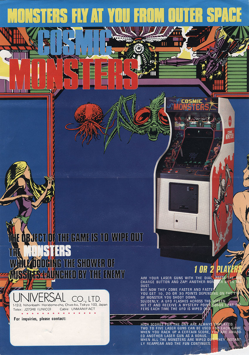 Cosmic Monsters (version II) flyer