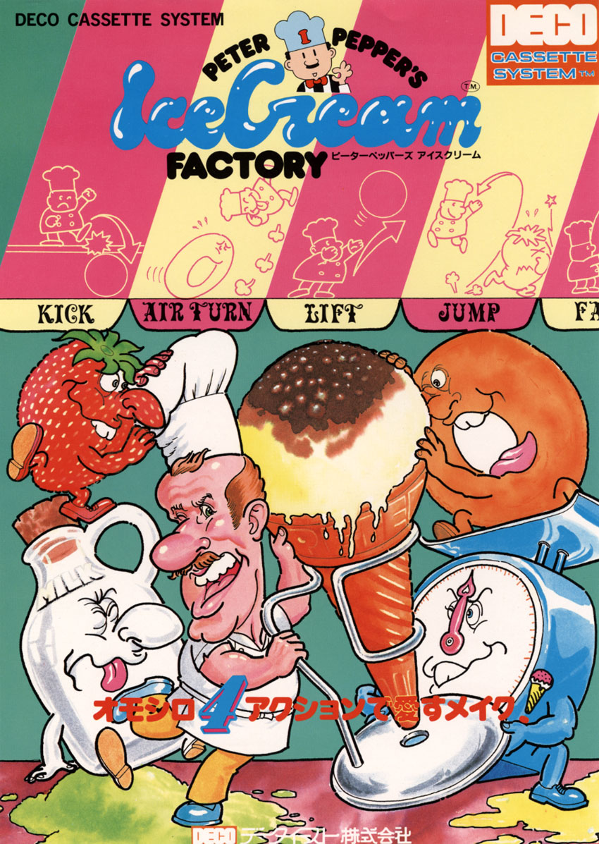 Peter Pepper's Ice Cream Factory (DECO Cassette) (US) (set 1) flyer