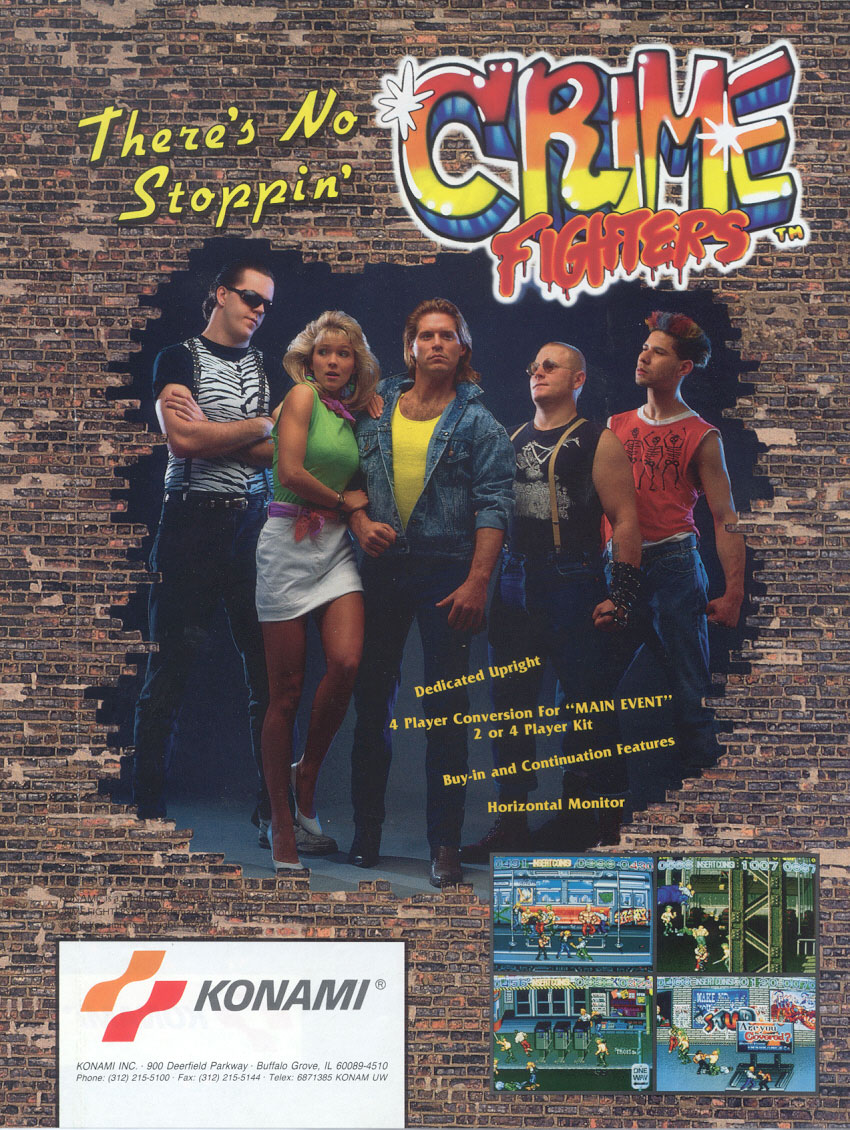 Crime Fighters (World 2 players) flyer