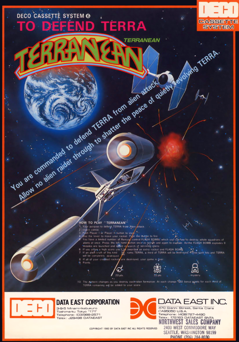 Terranean (DECO Cassette) (US) flyer