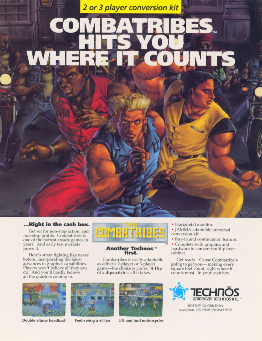 The Combatribes (US) flyer