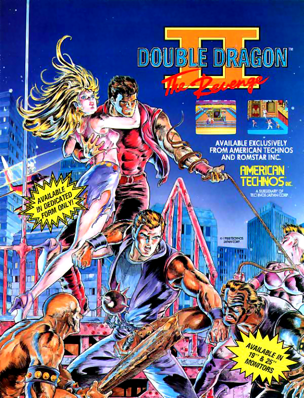 Double Dragon II - The Revenge (World) flyer