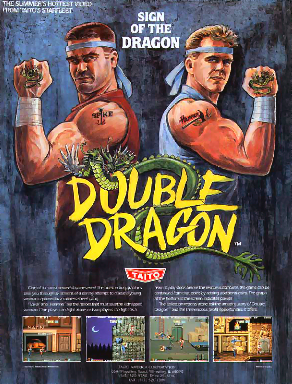Double Dragon (US set 1) flyer