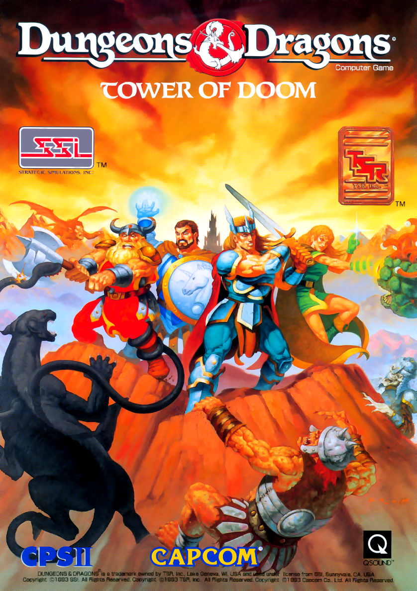 Dungeons & Dragons: Tower of Doom (Euro 940412) flyer