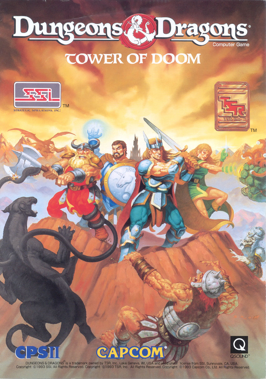 Dungeons & Dragons: Tower of Doom (USA 940113) flyer