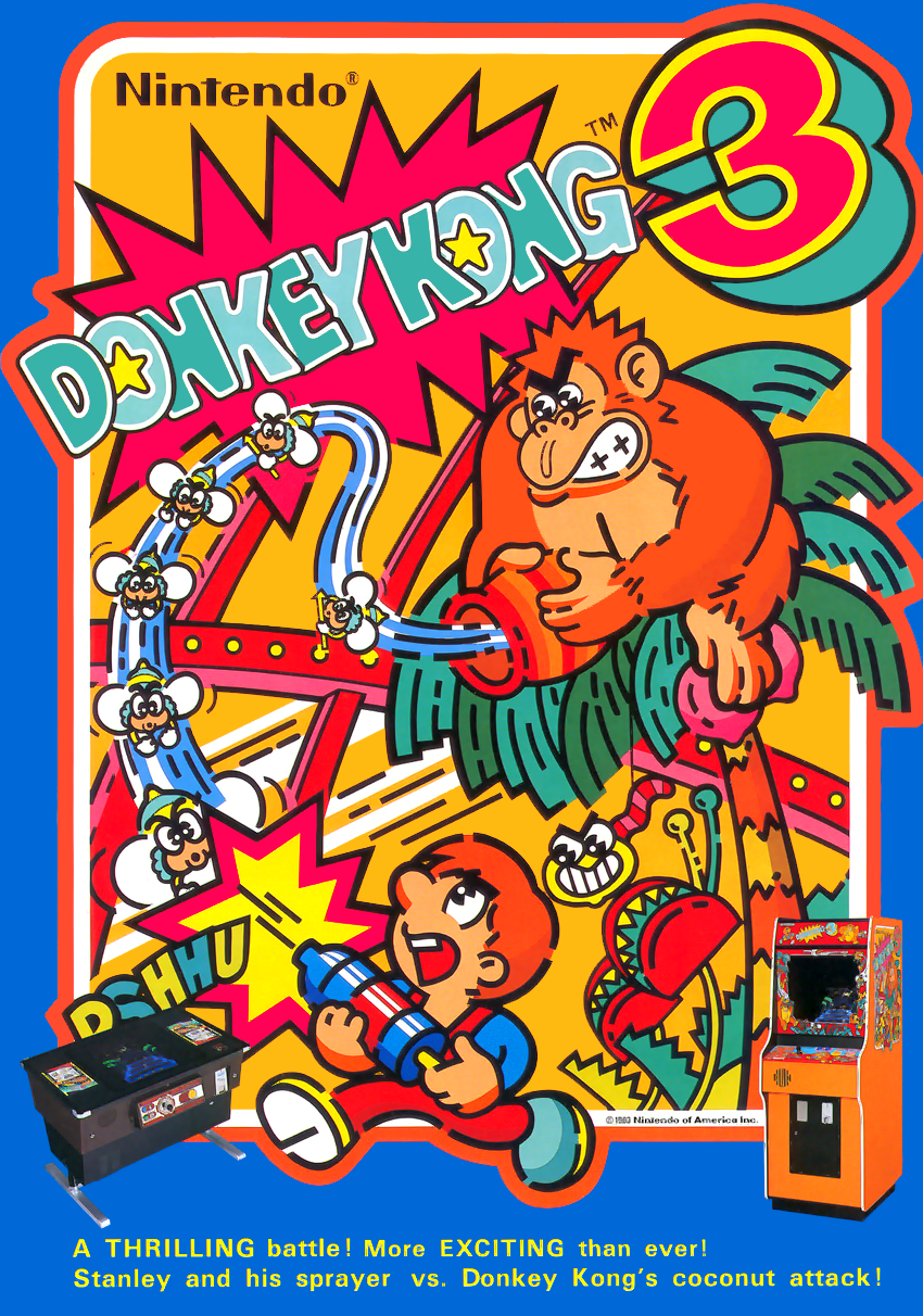 Donkey Kong 3 (US) flyer