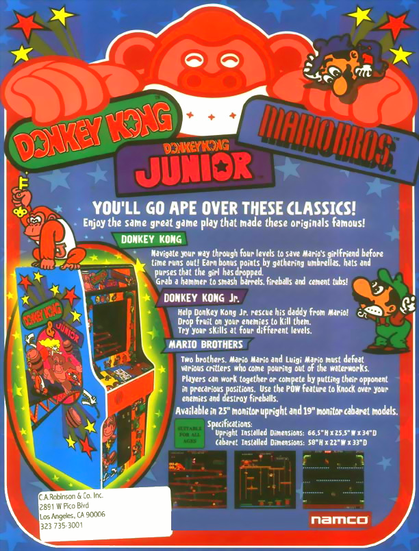 Donkey Kong Junior (Japan?) flyer