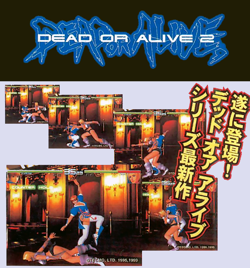 Dead or Alive 2 flyer