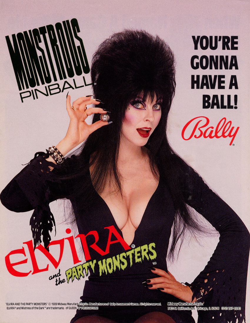 Elvira and the Party Monsters (LA-4) flyer