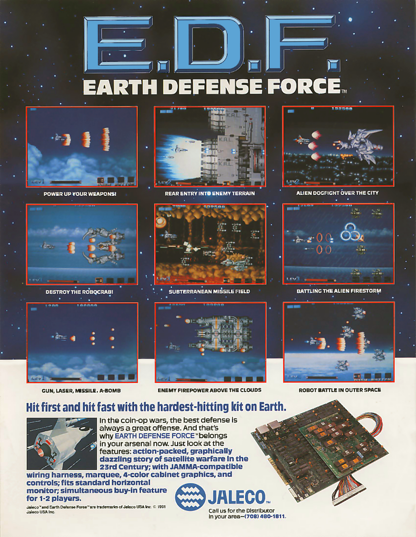 E.D.F. : Earth Defense Force (set 1) flyer