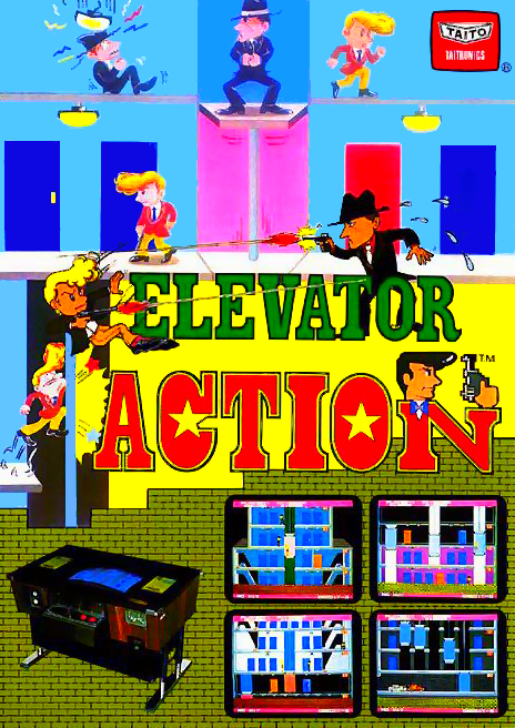 Elevator Action (5 pcb version, 1.1) flyer