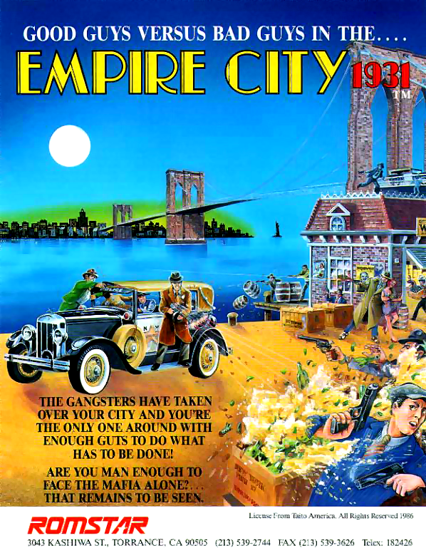 Empire City: 1931 (bootleg?) flyer