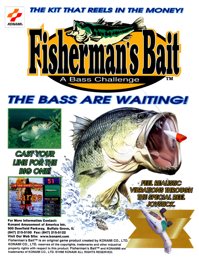 Fisherman's Bait - A Bass Challenge (GE765 VER. UAB) flyer