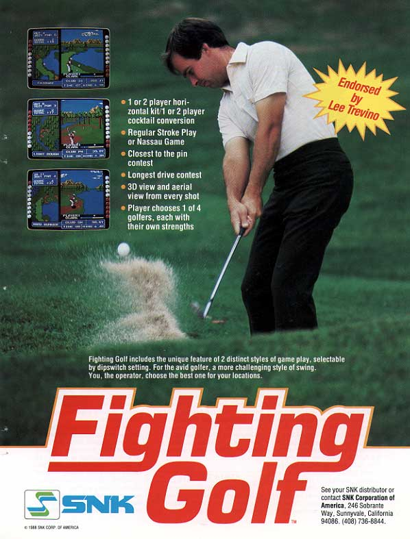 Fighting Golf (US) flyer