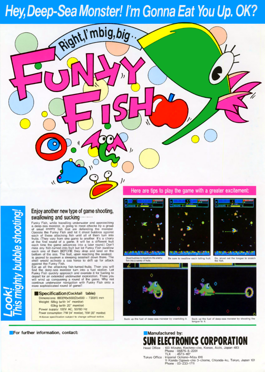 Funky Fish flyer