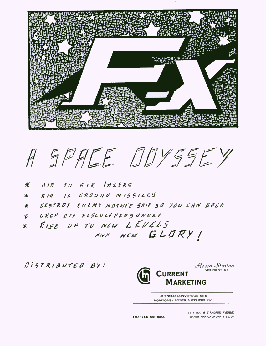 F-X (bootleg of S.R.D. Mission) flyer