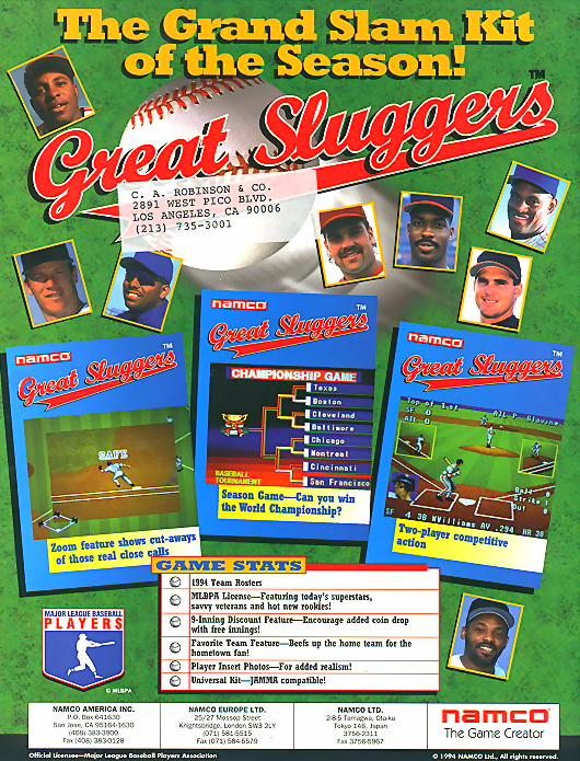 Great Sluggers '94 flyer