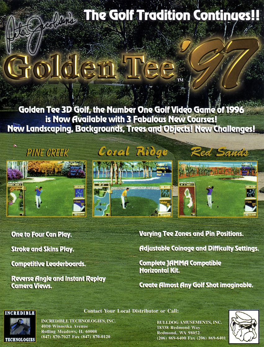 Golden Tee '97 (v1.30) flyer