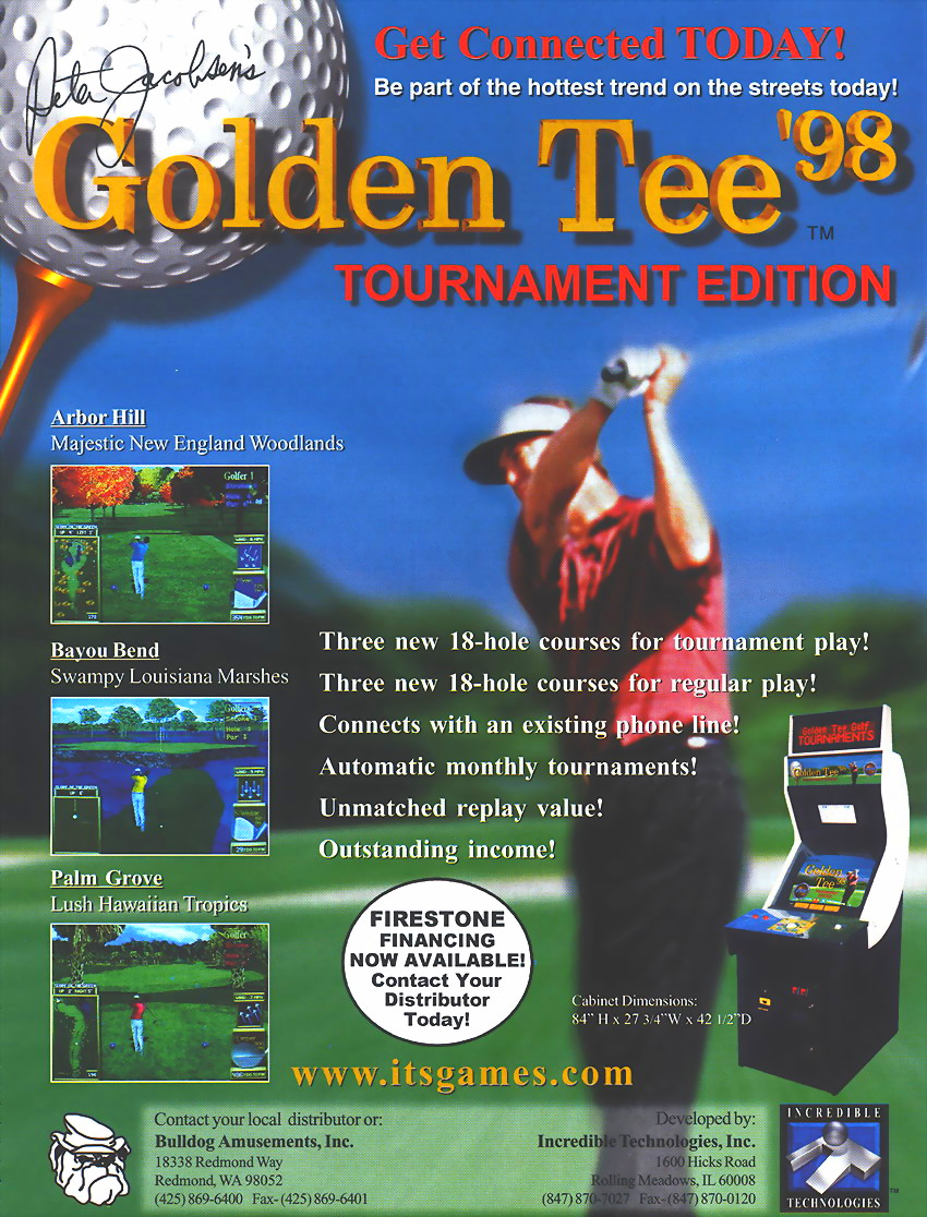 Golden Tee '98 (v1.10) flyer