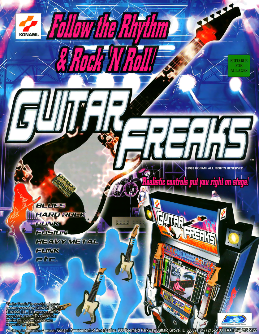 Guitar Freaks (GQ886 VER. EAC) flyer