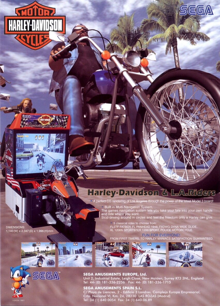 Harley-Davidson and L.A. Riders (Revision B) flyer