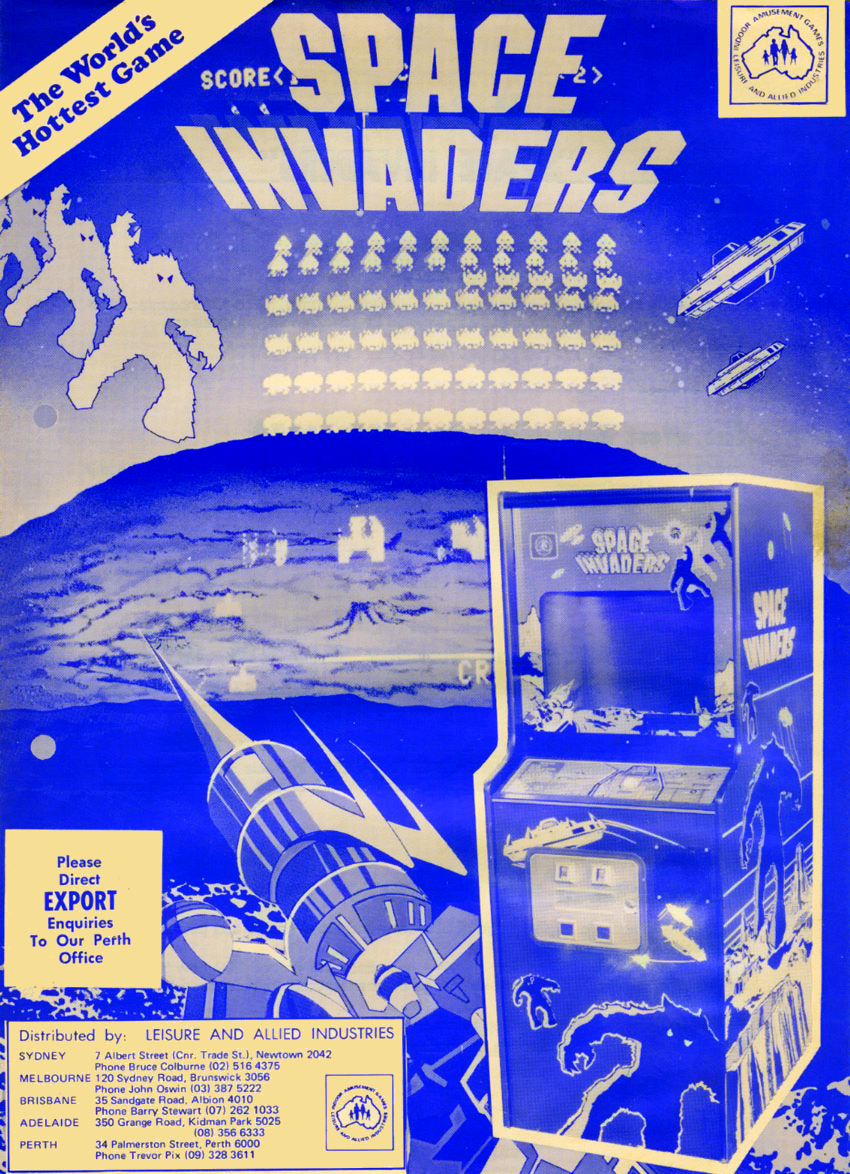 Space Invaders II (Midway, cocktail) flyer