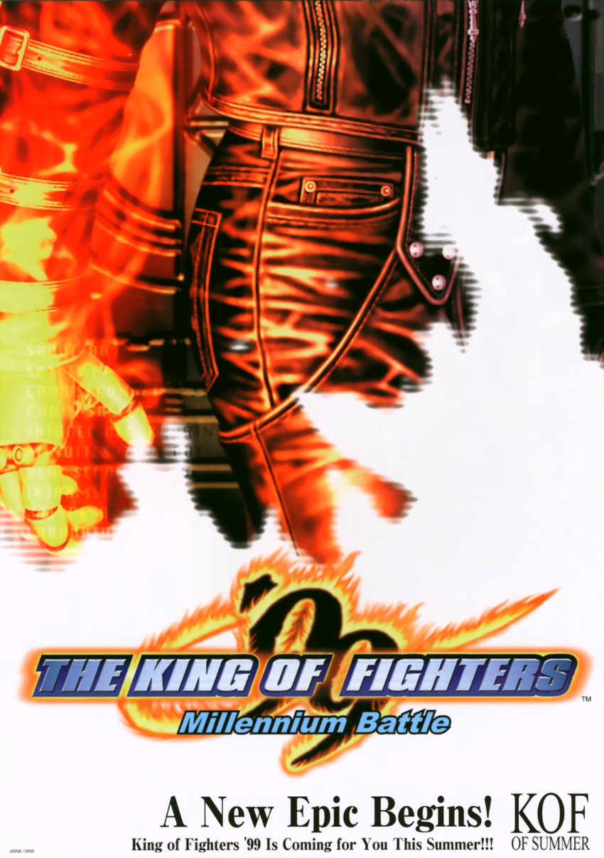 The King of Fighters '99 - Millennium Battle (earlier) flyer