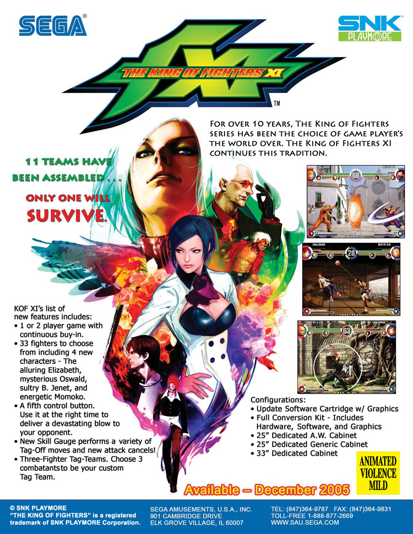 The King of Fighters XI flyer