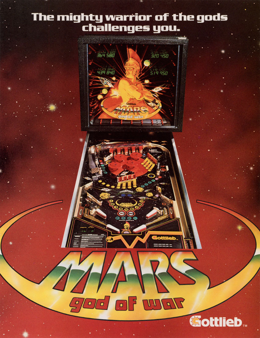 Mars - God of War flyer