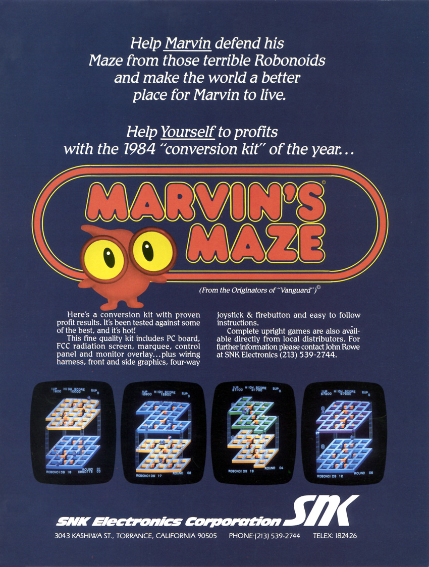 Marvin's Maze flyer