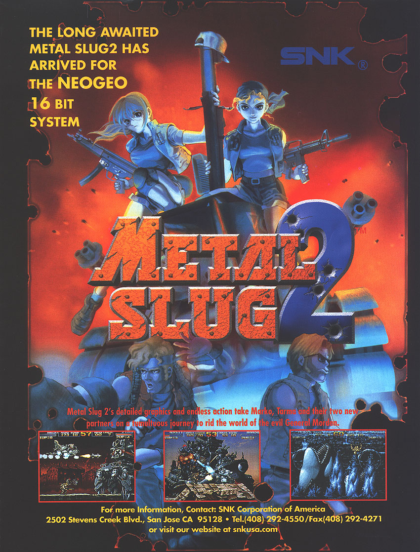 Metal Slug 2 - Super Vehicle-001/II (NGM-2410 ~ NGH-2410) flyer