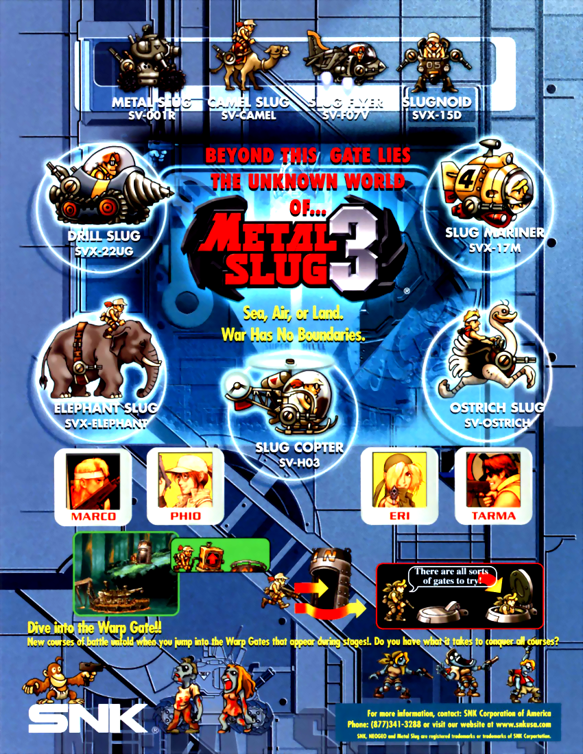 Metal Slug 3 (NGH-2560) flyer