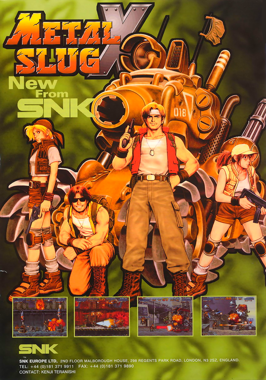 Metal Slug X: Super Vehicle-001 flyer