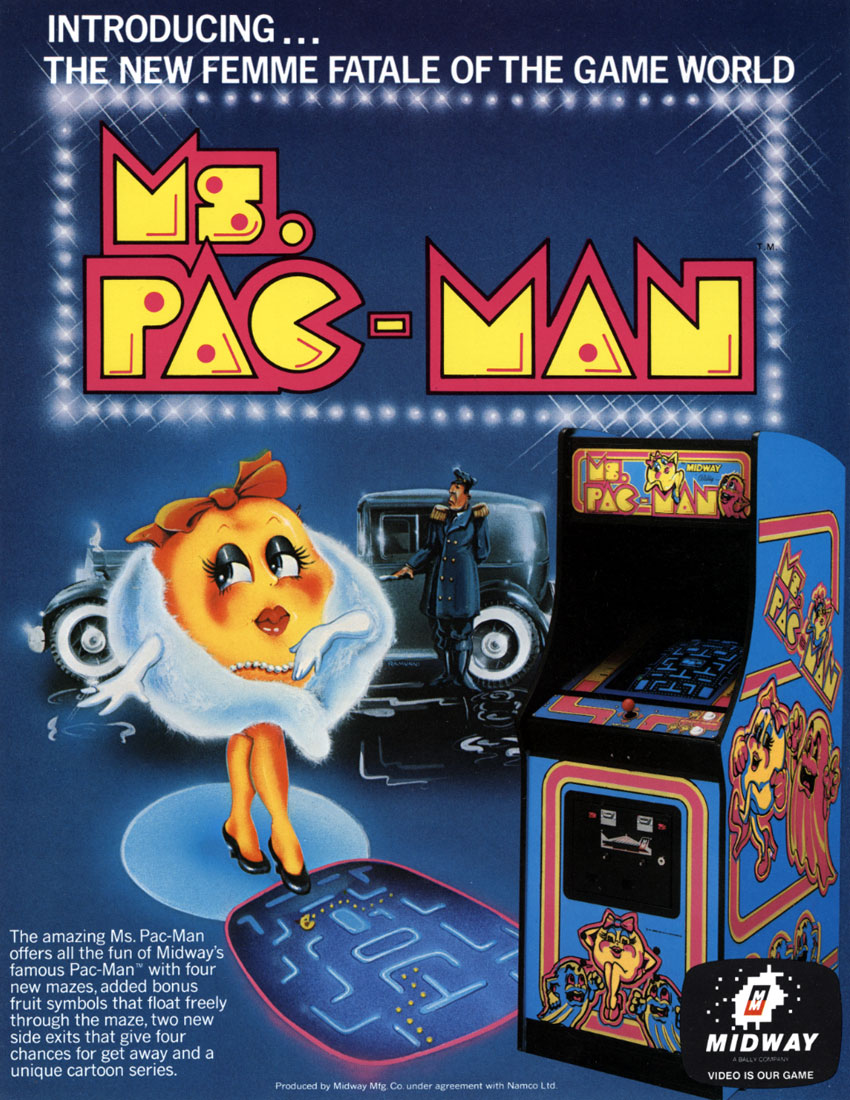 Ms. Pac-Man flyer