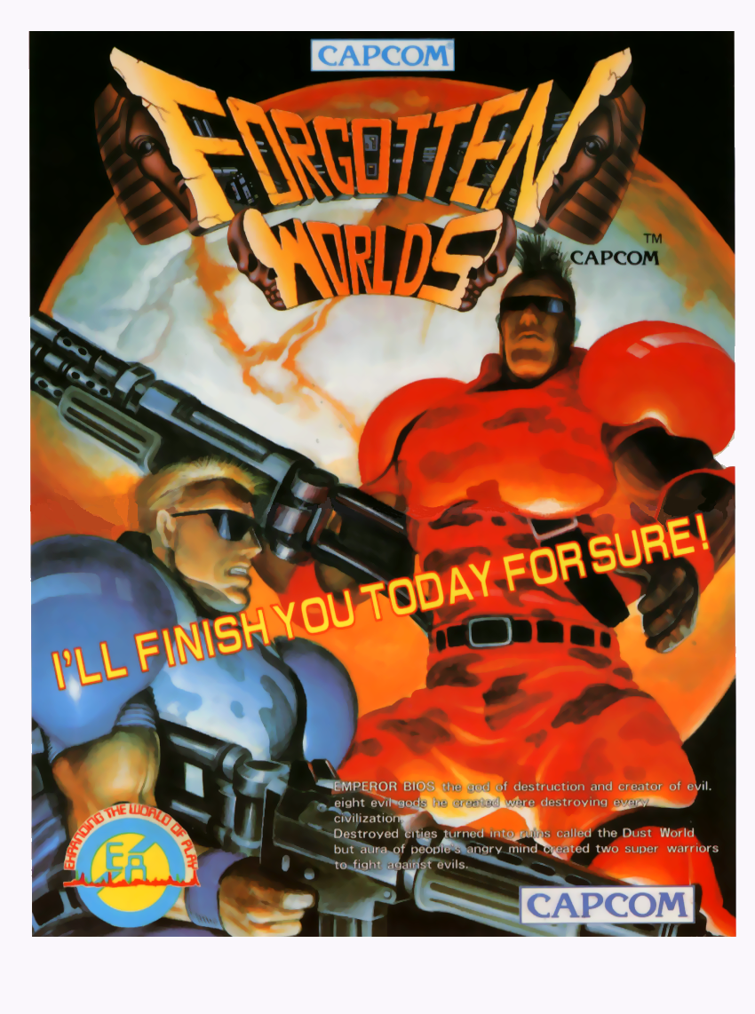 Forgotten Worlds (Mega-Tech) flyer
