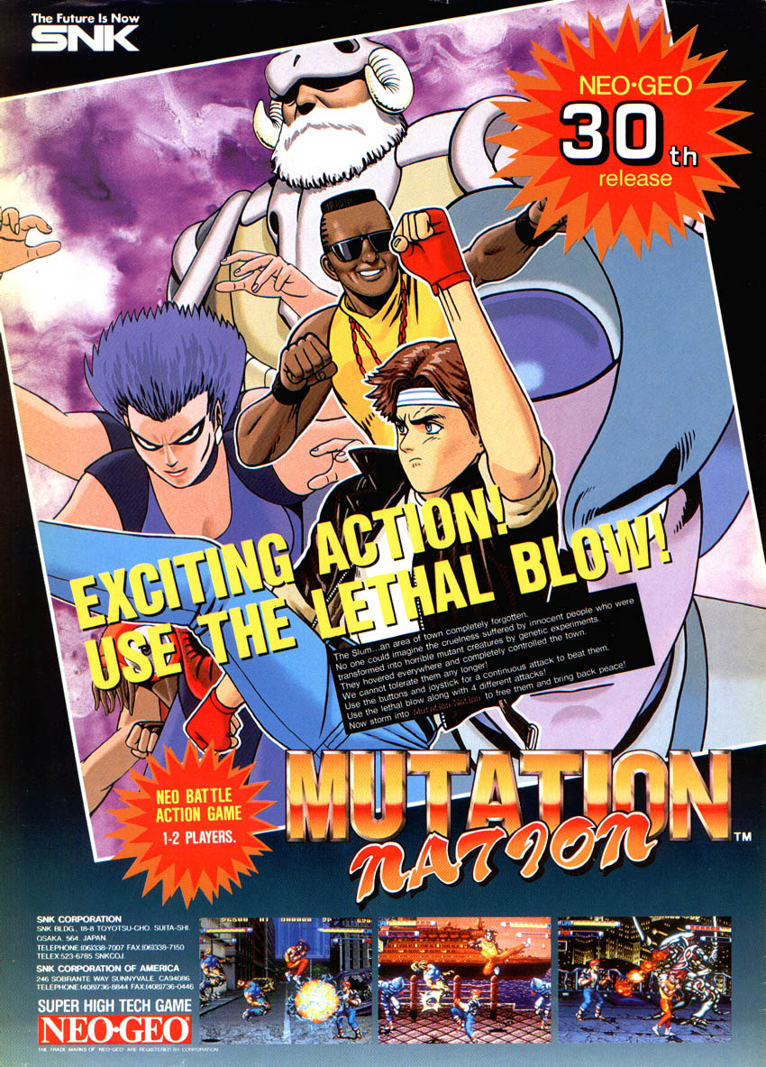 Mutation Nation (NGM-014 ~ NGH-014) flyer