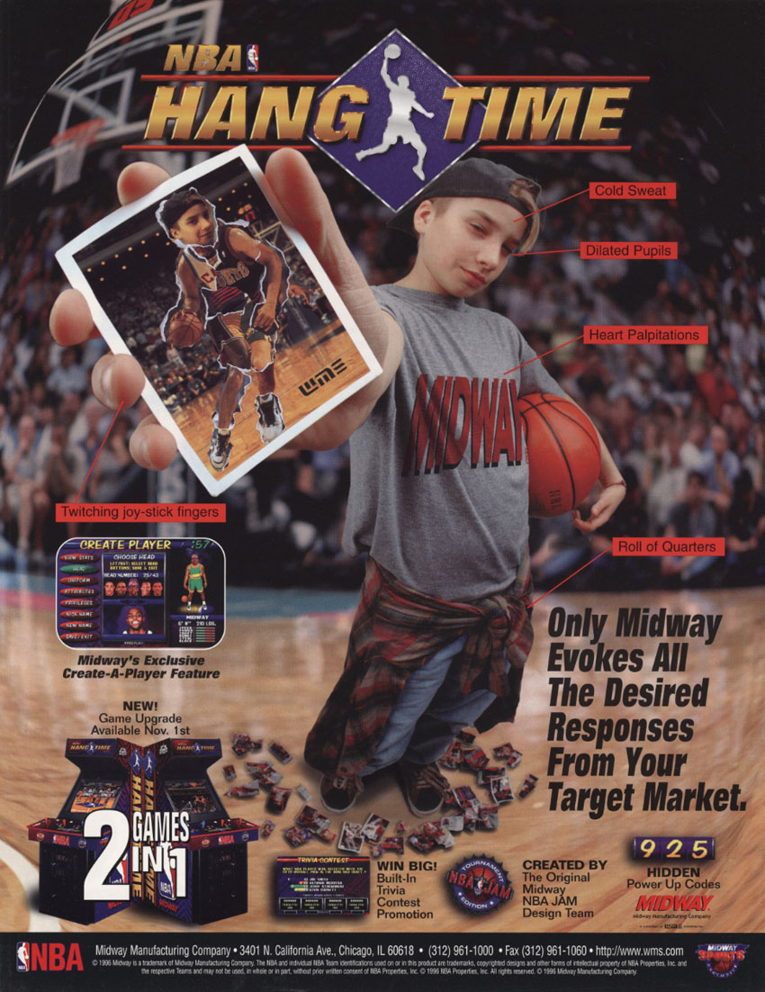 NBA Hangtime (rev L1.1 04/16/96) flyer