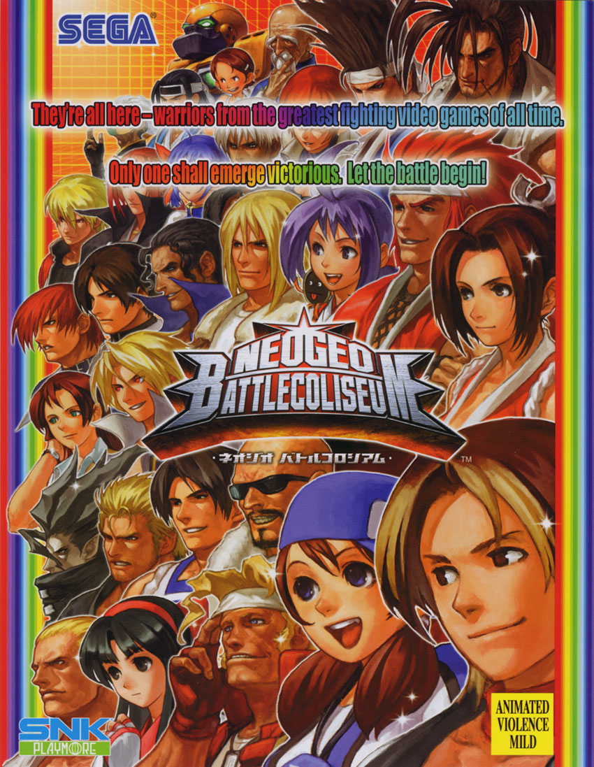 NeoGeo Battle Coliseum flyer