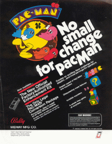 Pac-Man (Galaxian hardware, set 1) flyer