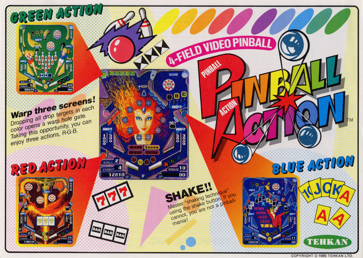 Pinball Action (set 1) flyer