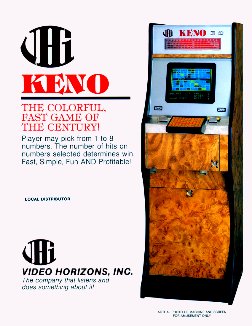Player's Edge Plus (KE1012) Keno (set 1) flyer