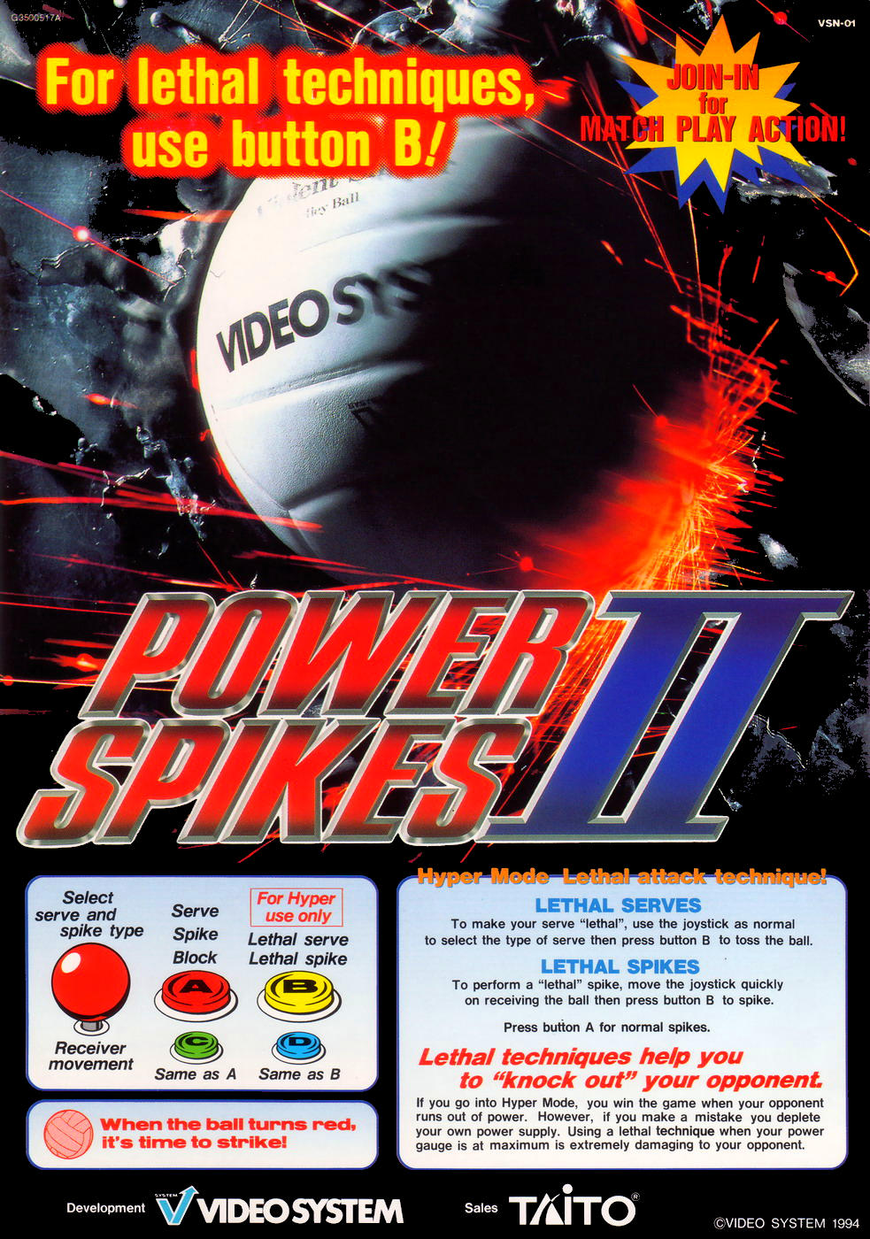 Power Spikes II (NGM-068) flyer