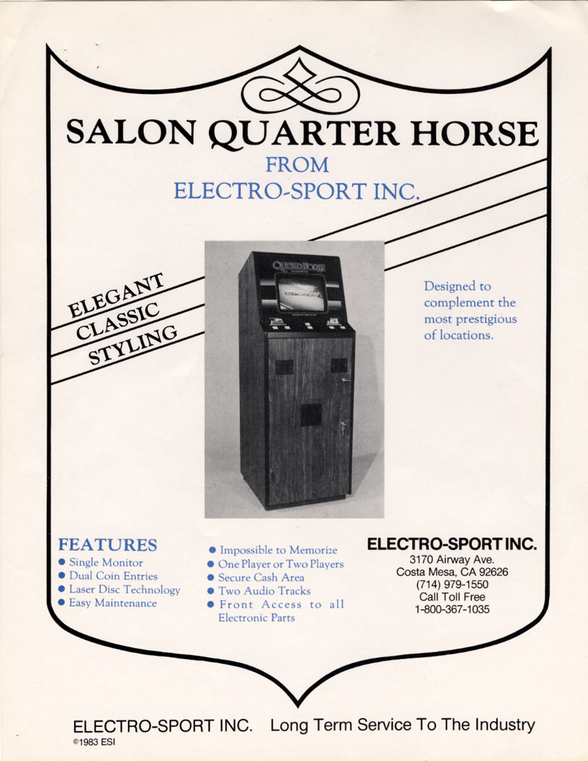 Quarter Horse (set 1, Pioneer PR-8210) flyer