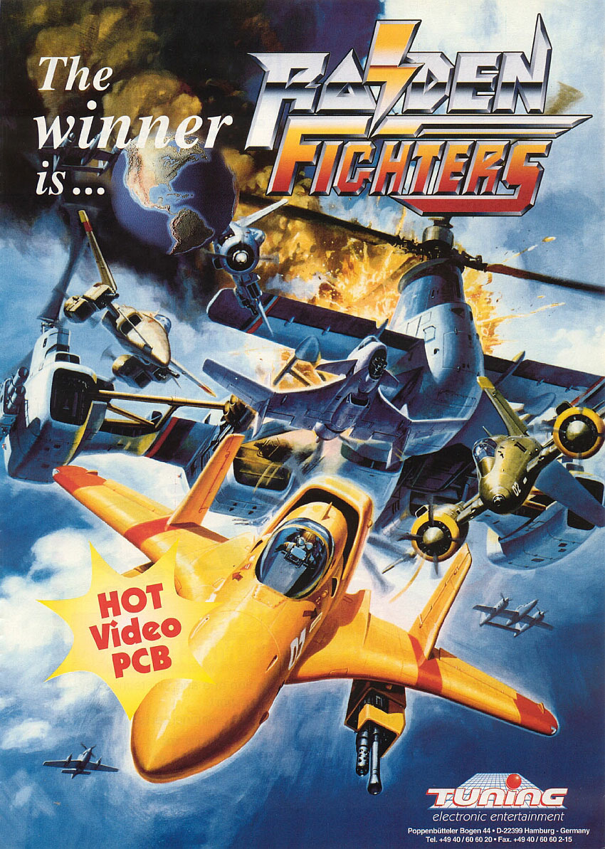 Raiden Fighters 2 - Operation Hell Dive (US) flyer