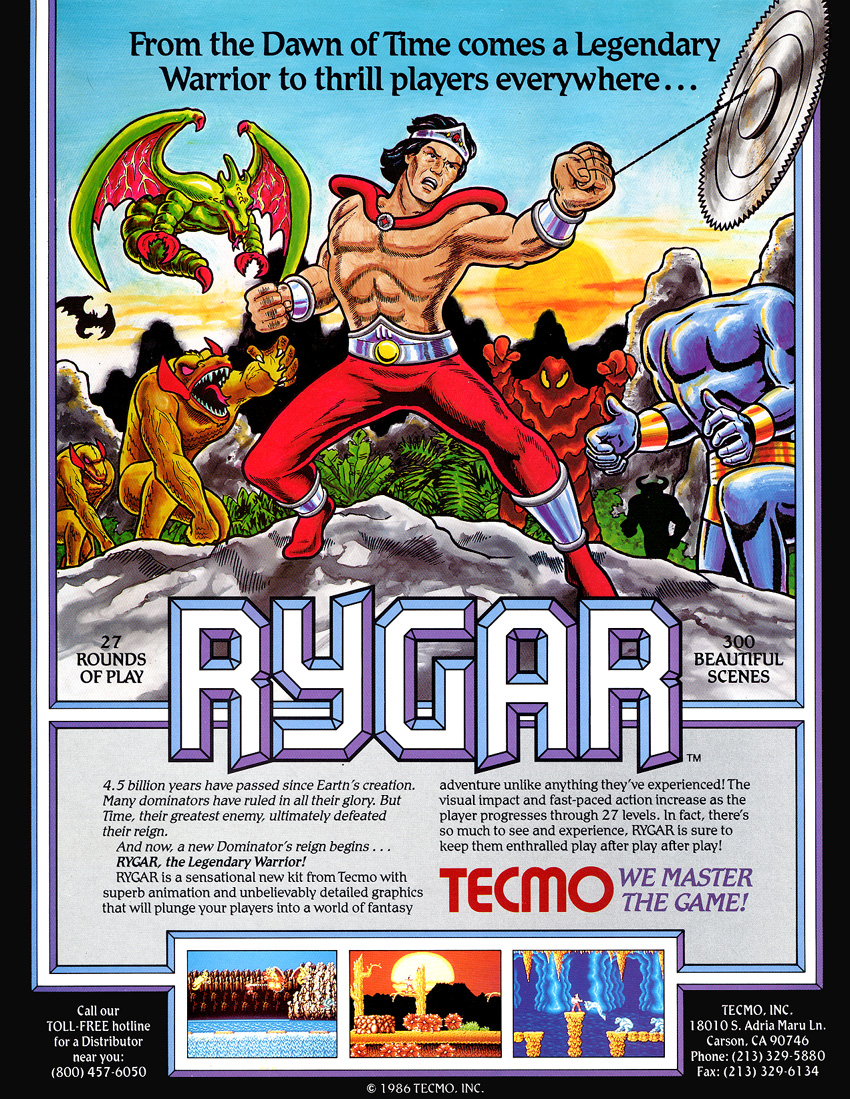 Rygar (US set 1) flyer
